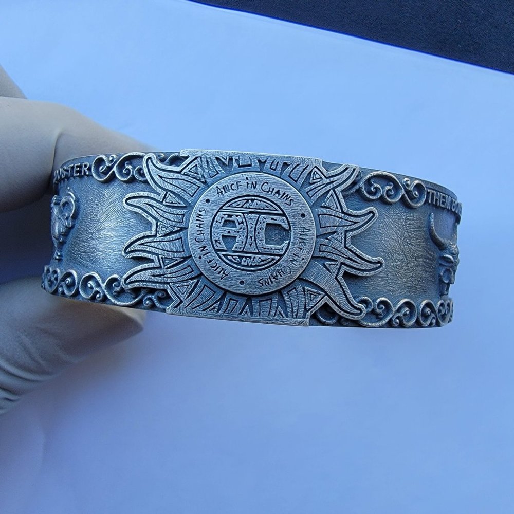 Custom Alice In Chains Silver 925 Bracelet